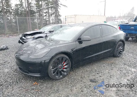 2021 Tesla Model 3 Performance Dual Motor All-Wheel Drive из США, поврежденный, VIN 5YJ3E1EC9MF849817